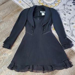 Tadashi Vintage Shoji Black Dress XS🖤